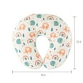 thumbnail image 5 of Parent's Choice One Size Soothing Nursing Pillow, Multi-Color Rainbows and Animals Print, 5 of 7