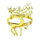 thumbnail image 1 of 6 anillos de servilleta de ciervo navideño, hebillas de servilleta, decoración de mesa para bar Oro, 1 of 9