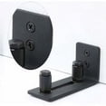 thumbnail image 4 of Guía de rodillos para puerta corredera - Con 2 rodillos - Para puertas correderas - Negro, 4 of 5
