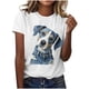 thumbnail image 2 of Xuyuer Women Blessed Beyond Measure Graphic Funny Cute T Shirts (Gift Ideas) Printed Graphic Workout Athletic Loose Fitting Tee Tops Print Blouses Casual Crew Neck Short Sleeve Basic Tee, 2 of 4