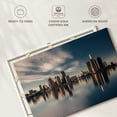 thumbnail image 6 of Elephant Stock Detroit Skyline Reflection Wall Art - Horizontal Canvas Wall Art - Living Room Wall Decor - Places Canvas - Teal And White Decor - 36" x 24", 6 of 8