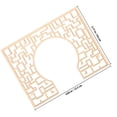 thumbnail image 2 of FOMIYES 4Pcs Wood Screen Model for Sand Table Decor Easy to Use with Natural Appearance, 2 of 5