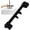 Black, variant on Faucet Handle Lock | Universal with Central Pipe Fixation | Children Pet Safe Sink Faucet Lock Stopper,for Home Kitchen Bathroom Bar Restaurant Cafe, Prevent Flooding
