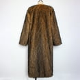 thumbnail image 5 of Wutalume Women's Fashion Plush Jacket Casual Solid-color Long-sleeved Cardigan Long Coat, Faux Fur Design, Warm and Luxurious, Perfect for Winter Events and Outings,Yellow M, 5 of 7