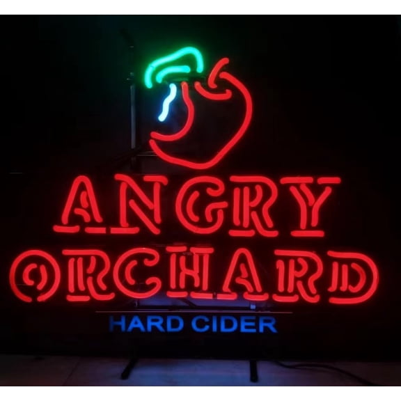 Neon Signs for Wall Decor 16x20inch Angry Orchard Hard Cider Sign Light Man Cave Bar Pub Beer Gift Lamp A124aohc Neon Led Tubing16x20inch