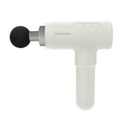 Homedics Rechargeable Therapist Select Percussion Deep Tissue Massage Gun, White HHP-680-WT