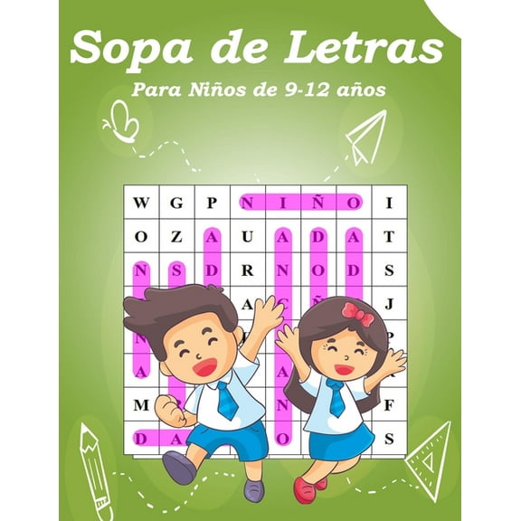 Sopa de letras para Niños de 9-12 años: Sopa de letras para Niños de 9-12 años Juego didácticos (Paperback)