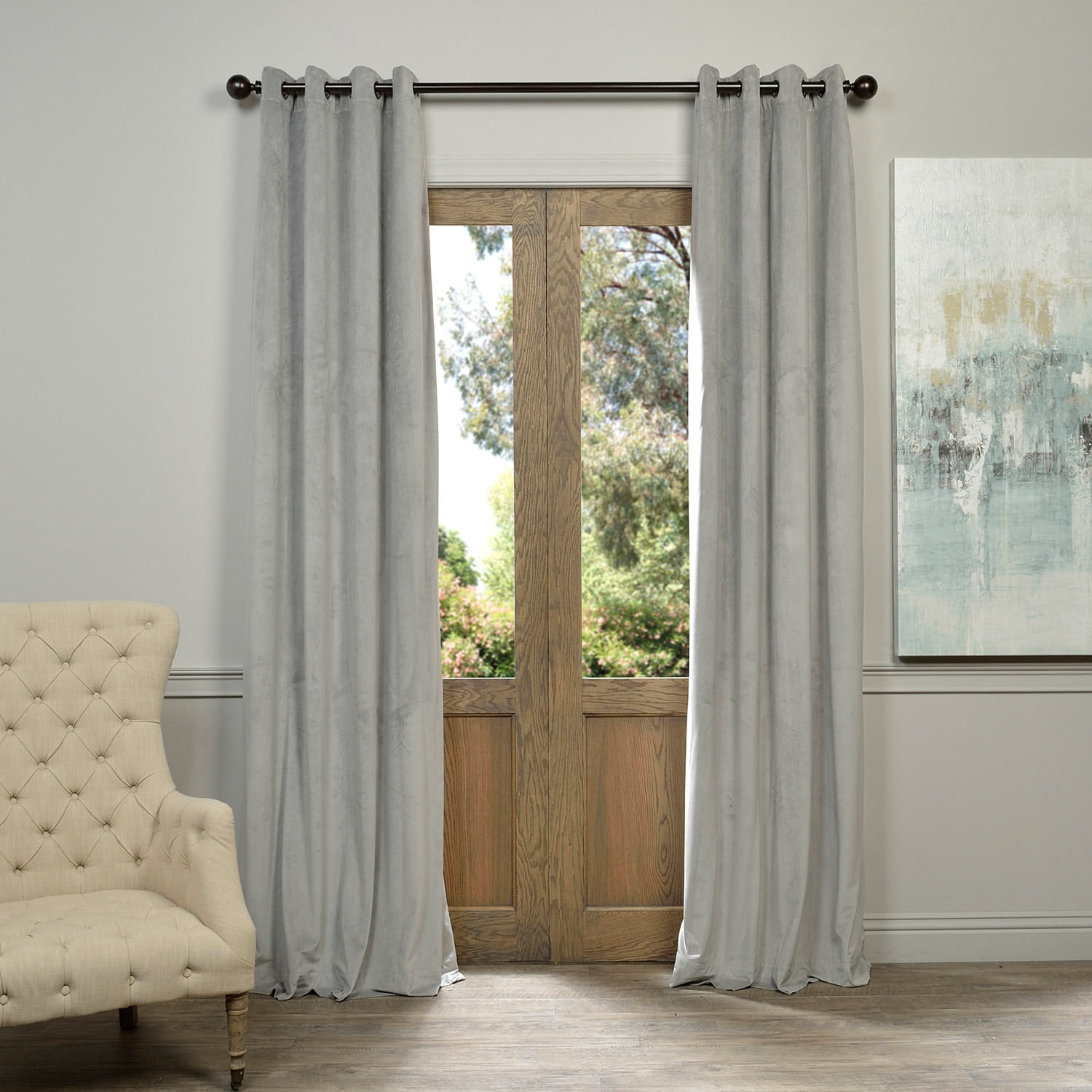 Signature Grommet Grey 50 X 108 Inch Blackout Curtain Walmartcom Walmartcom Signature Grommet Grey 50 X 108 Inch Blackout Curtain Walmartcom Walmartcom