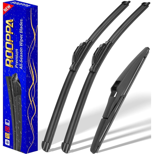 3 limpiaparabrisas de repuesto para Honda CRV CR-V 2017-2021, limpiaparabrisas de repuesto del equipo original - 26"/17"/12" (juego de 3) GANCHO U/J