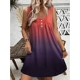 thumbnail image 3 of Ekouaer Nightgown for Women Tank Night Gown Sleeveless Sleep Shirt Button Night Shirt with Pockets Soft Sleep Dress, 3 of 5