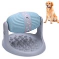 thumbnail image 1 of Rompecabezas de comida para perros y gatos, bocadillos de juguete, dispensador lento, alimentación inteligente y entrenamiento de inteligencia de ansiedad ajustable en altura para perros pequeños y medianos, color azul Sailing Electrónica, 1 of 5