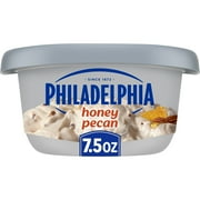 Philadelphia Honey Pecan Naturally Flavored Cream Cheese Spread, 7.5 oz Tub