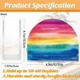 thumbnail image 2 of Colorful Rainbow Sky Napkin Holder for Tables Acrylic Serviette Organizer Tissue Cocktail Paper Towel Dispenser Servilletero for Kitchen Countertop Restaurant Dining Room Farmhouse Decor, 2 of 8