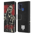 thumbnail image 1 of Head Case Designs Officially Licensed AMC The Walking Dead Season 10 Character Portraits Negan Leather Book Wallet Case Cover Compatible with Samsung Galaxy A21s (2020), 1 of 6