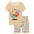thumbnail image 3 of ATAIKU Little Girls 4 Piece Pajamas Short Sets Donut Cotton Pjs Sleepwear Summer Kids Jammies 2-9Y, 3 of 11