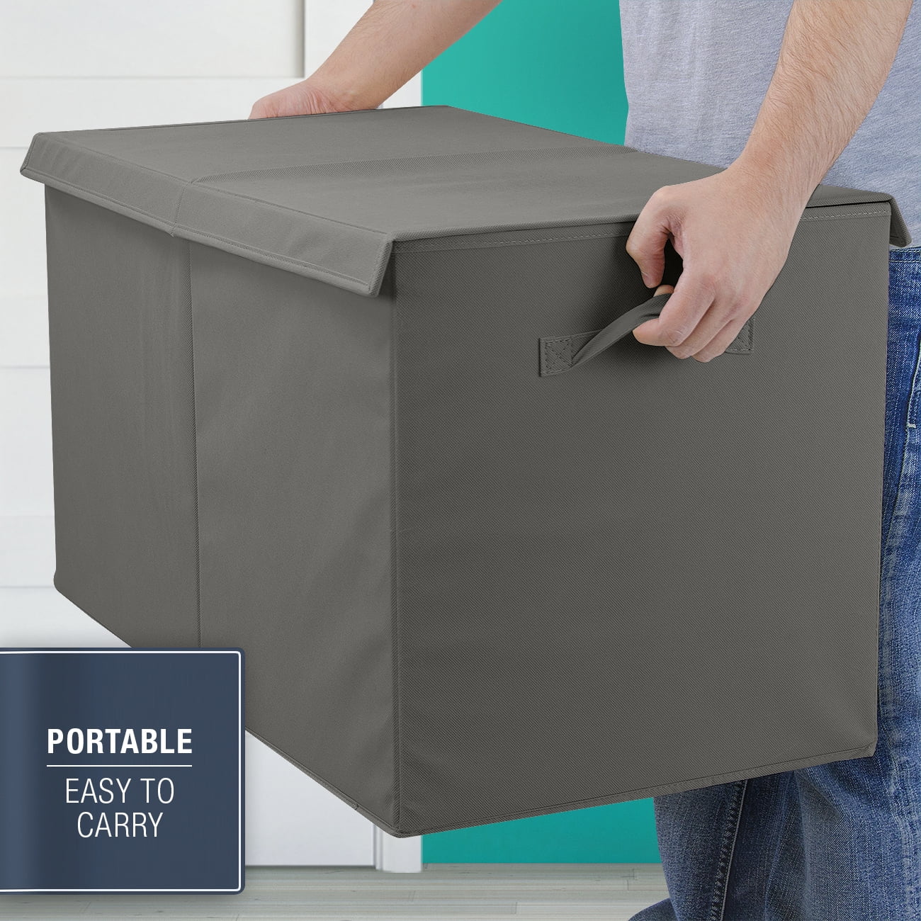 Sorbus Large Toy Chest with Kids Collapsible Toy Box Storage & Playroom Closet Organizer, Gray