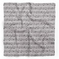 thumbnail image 1 of Bimba Foulard en Pure Soie Imprimée avec Notes Grises, Instrument de Musique, Foulard Tour de Cou, Bandanas d'Été pour Cheveux pour Femmes 40 x 40 Pouces, 1 of 6