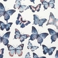 thumbnail image 6 of BANET  Butterflies Vintage Round Tablecloth,Stain Resistant Washable Polyester Table Cloth with White, Non Slip Decorative Table Cover for Restaurant Dining Table Camping 54"-58, 6 of 8