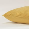 thumbnail image 3 of Rizzy Home Yellow 20"X20" Solid Woven Poly Filled Throw Pillow, 3 of 5