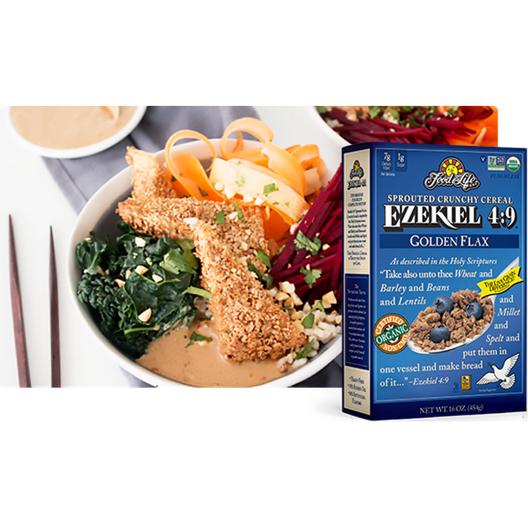 Food For Life Ezekiel 4:9 Golden Flax, Organic Sprouted Grain