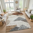 thumbnail image 7 of Addison Rugs Mayfield Premium Machine Washable Transitional Geometric Paprika Rectangle Rug, 3' x 5', 7 of 7
