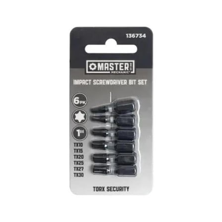 Disston 136734 Star Impact Screwdriver Bit Set - 6 Piece