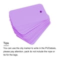 thumbnail image 4 of Uxcell Waterproof Wires Plastic Shipping Tags,1.18x1.97 Inch Purple 100Pcs, 4 of 6