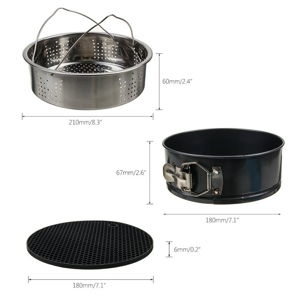 3Pcs Accessory for Instant Pot Air Fryer Accessories Cooking Utensil for Kitchen Walmart