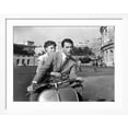 thumbnail image 2 of Art.com Roman Holiday, Audrey Hepburn, Gregory Peck, 1953 Photo, White Frame Wall Art, 40" x 32", 2 of 5