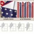 thumbnail image 5 of Independence Day Swag Valances for Windows, Kitchen Curtains 36 Inch Length 2 Panels Set, Retro Boots Red Blue Stars US Flag Stripes Short Curtains for Small Windows Rod Pocket Cafe Curtains 28"x36", 5 of 8