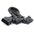 thumbnail image 2 of 2PCS 2 IN 1 OBD2 Extension Cable OBDII Male to 2 Female Splitter Car Computer Connection Conversion Plug Socket 30CM,2 x OBD2 Extension Cable,Black, 2 of 5