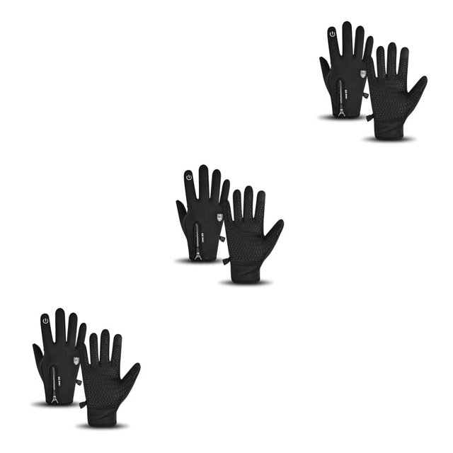 Greeniant Guantes de invierno resistentes a la intemperie Pantalla táctil Guantes cálidos Unisex Senderismo Mano Motocicleta Calentador Manos Type1 NO1