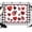 Black, Red, White, variant on 8x6ft Photo Backdrop, Red Ladybugs Soft Polyester Backdrop Curtains Photography Backdrops, Modern Love Heart Checkered Plaid Brushed Background for Photoshoots Studio Video Portrait Parties