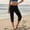 520-Black, variant on No Boundaries Bermuda Shorts for Women Knee Length High Waisted Side Split Elastic Waist Casual Long Shorts