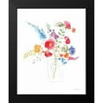thumbnail image 2 of Nai, Danhui 20x24 Black Modern Framed Museum Art Print Titled - Semi Abstract Floral II, 2 of 5