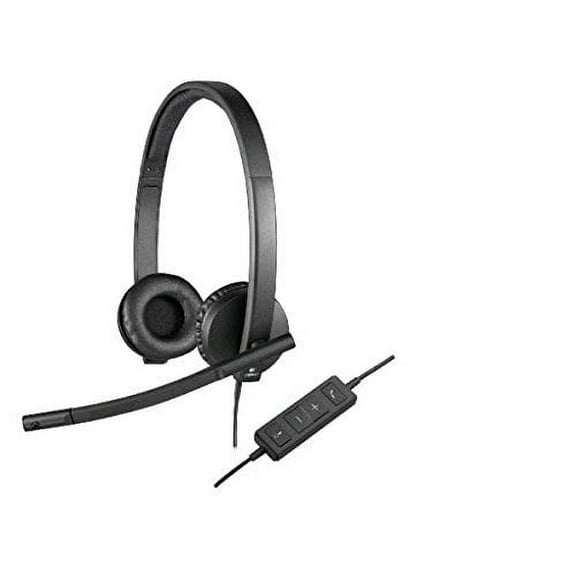 Logitech USB Headset H570e Stereo - Black