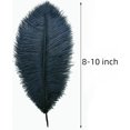 thumbnail image 3 of Navy Blue Ostrich Feathers Plumes - 24pcs 8-10inch Craft Feathers for Wedding Party Centerpieces Halloween Decorations, 3 of 14
