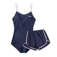 thumbnail image 1 of Trajes de baño de mujer Traje de baño de cuello redondo bajo para piscina Ropa de M Zulema Shorts de baño de mujer, 1 of 8