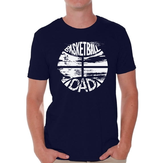 Awkward Styles Men's Basketball Dad Graphic T-shirt Tops Sports Dad Gift Father's Day Cool Gift Idea