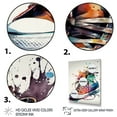 thumbnail image 3 of Designart Multicolor Sneaker Shoe III Canvas Wall Art, 3 of 5