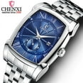 thumbnail image 2 of Chenxi Watches Men's Quartz Military Stainless Steel Wristwatch Men Top Brand Fashion Chronograph Male Waterproof Business Watch - Quartz Wristwatches, 2 of 7