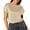 OTHER, variant on Women's Pure Color Minimalist Fashion Short Sleeve Top, Comfortable Breathable Fabric