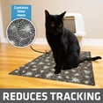 thumbnail image 2 of Drymate Original Cat Litter Mat, Contains Mess from Box for Cleaner Floors, Urine-Proof, Soft on Kitty Paws -Absorbent/Waterproof- Machine Washable, Durable (20”x28”)(Kahopo Grey), 2 of 5