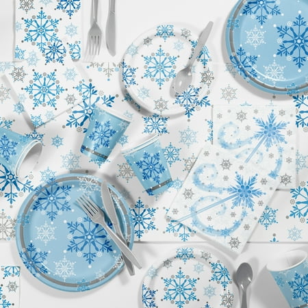 Snow Princess Birthday Party Supplies Kit