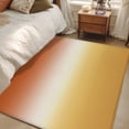 thumbnail image 4 of Gradient Orange Area Rugs 4x6 ft Modern Minimalist Yellow Orange Ocean Beach Washable Rug Non Slip Indoor Carpet Absorbent Floor Mat for Living Room Bedroom Dining Room, 4 of 9