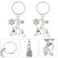 thumbnail image 3 of 2pcs Key Chain Pendants Ice Skates Shape Bag Hanging Pendants Delicate Decors, 3 of 7