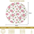 thumbnail image 3 of Pioneer Flower Floral Print Pattern Round Tablecloth 60 X 60 Inch, Wrinkle Resistant Wipeable Table Cloth for Kitchen Dining Picnic Patio Party, 3 of 6
