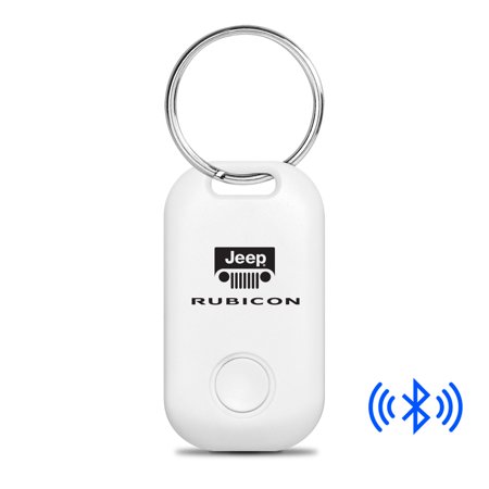 Jeep Rubicon Wrangler White Bluetooth Smart Key Finder Tracking Device Key Chain