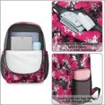 thumbnail image 4 of Camo and Twig Pink Pattern 17" School Backpacks for Teens,Waterproof Oxford Fabric,S-Shape Padded Straps for School,Travel,Hiking,Camping, 4 of 6