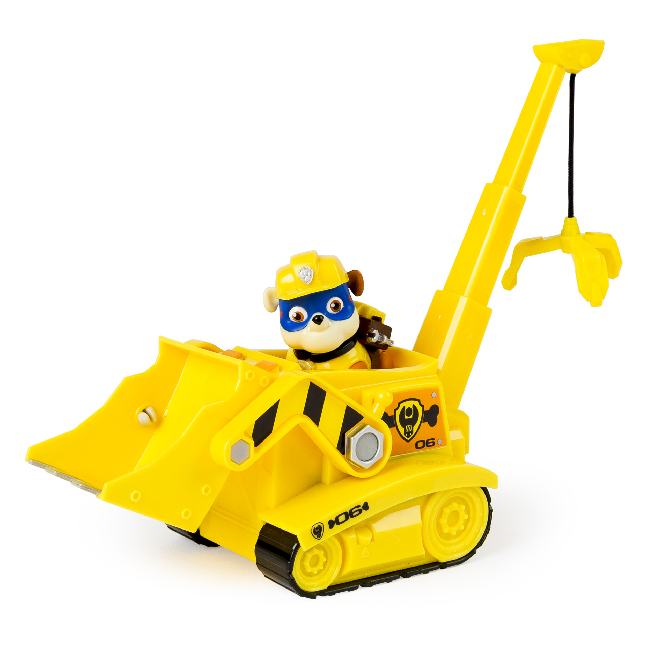 Paw Patrol Super Pup Rubble's Crane, Vehicle and Figure - image 2 of 6
